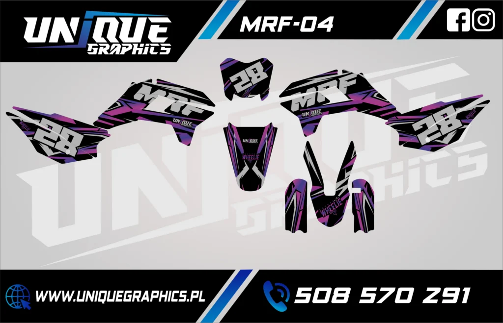 Okleina motocyklowa MRF - MRF-04
