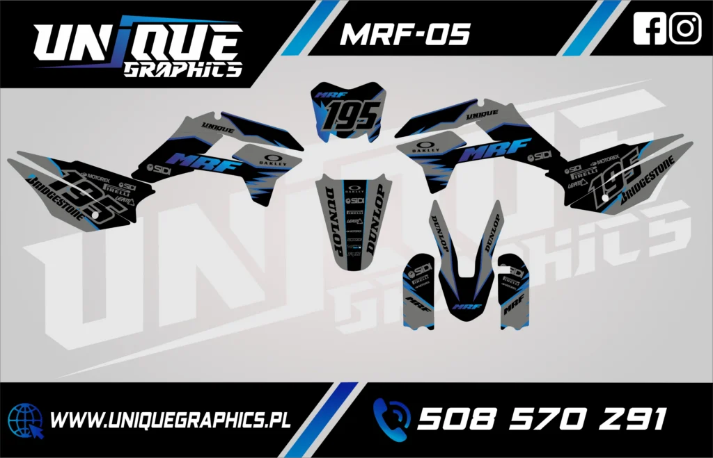 Okleina motocyklowa MRF - MRF-05