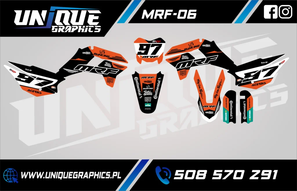 Okleina motocyklowa MRF - MRF-06