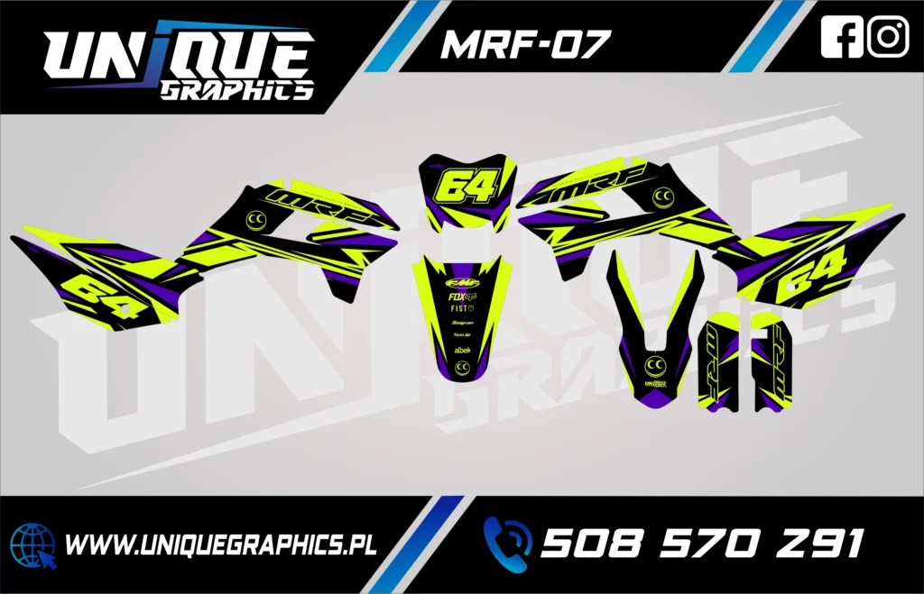 Okleina motocyklowa MRF - MRF-07