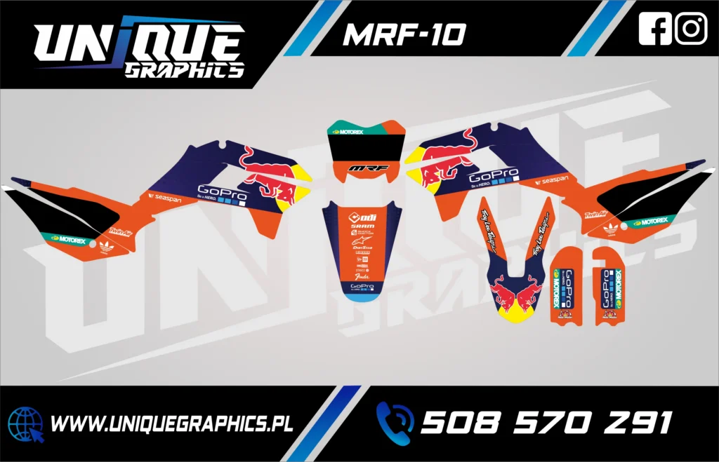 Okleina motocyklowa MRF - MRF-10