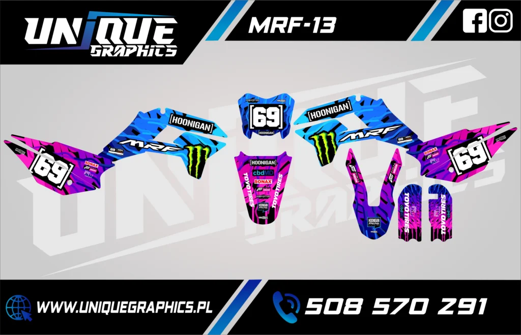 Okleina motocyklowa MRF - MRF-13