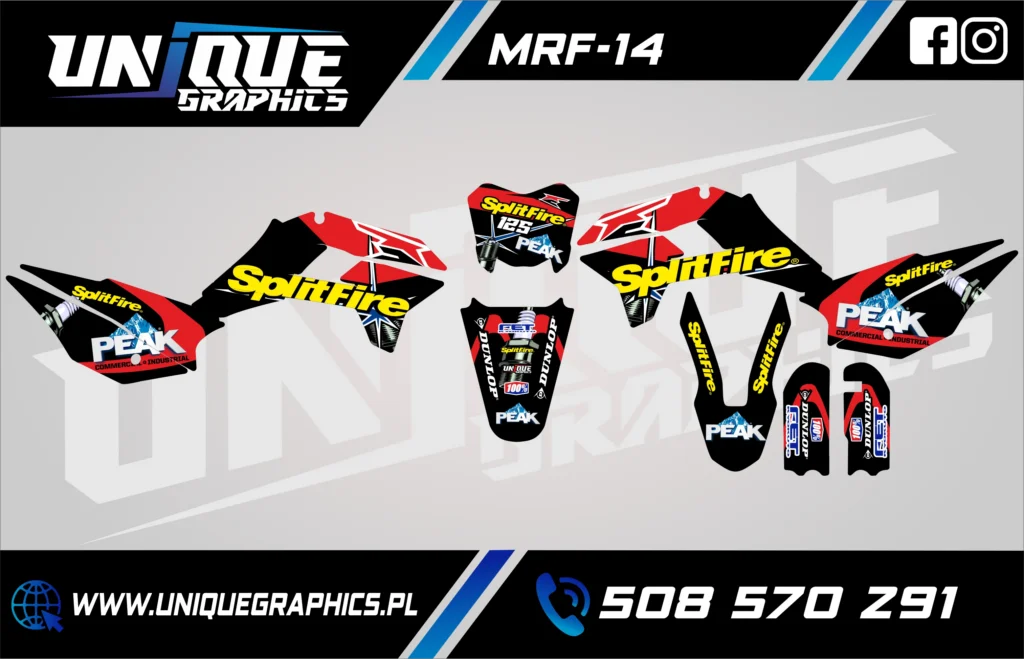 Okleina motocyklowa MRF - MRF-14