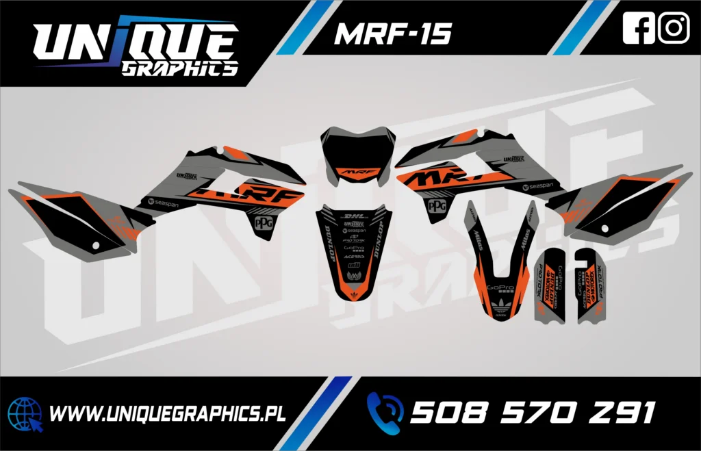 Okleina motocyklowa MRF - MRF-15
