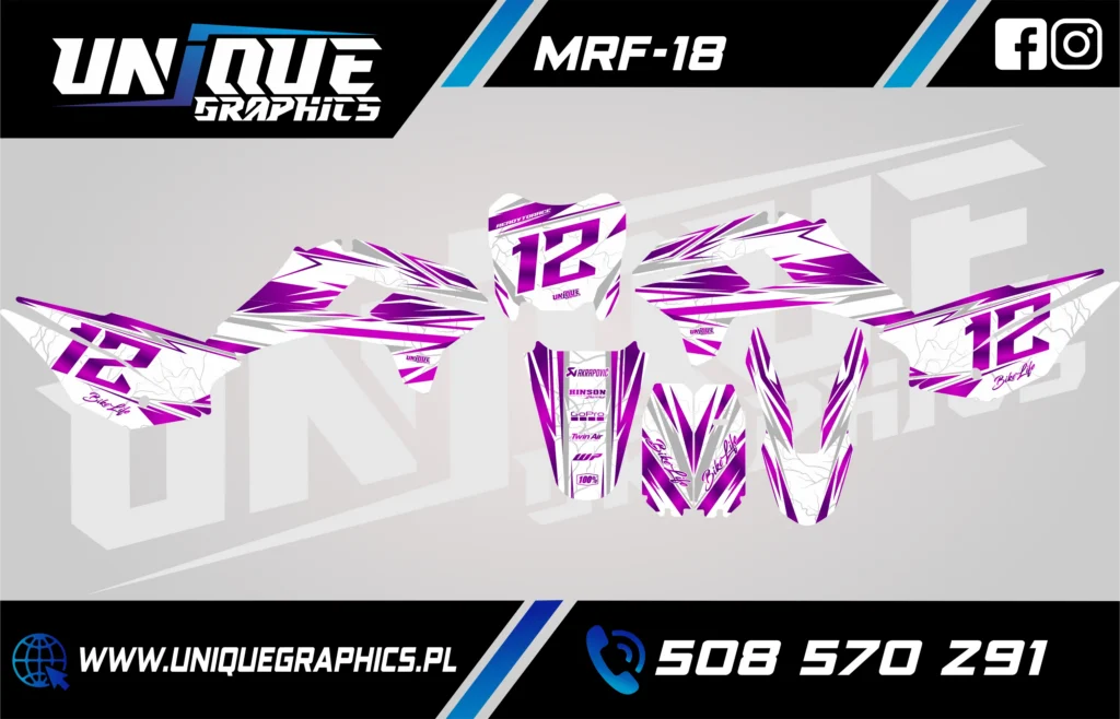 Okleina motocyklowa MRF - MRF-18