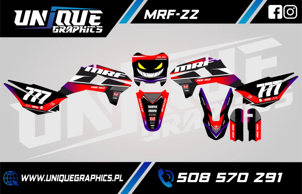 Okleina motocyklowa MRF - MRF-22