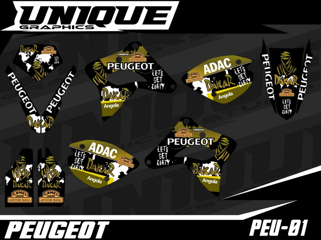 Okleina motocyklowa PEUGEOT - PEU-01