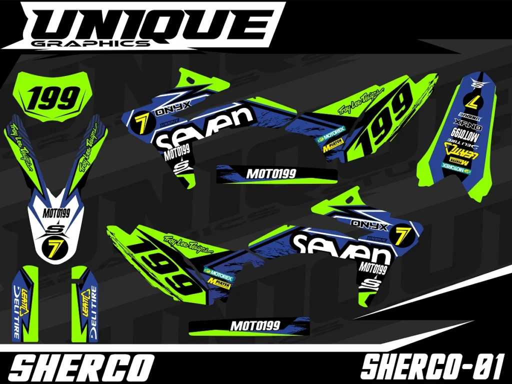 Okleina motocyklowa SHERCO - SHERCO-01