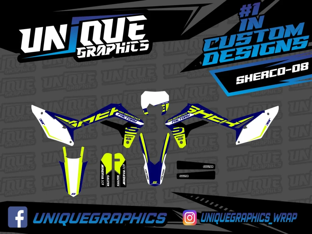 Okleina motocyklowa SHERCO - SHERCO-08