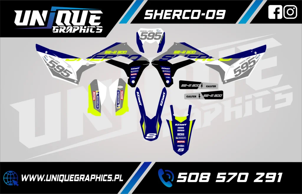 Okleina motocyklowa SHERCO - SHERCO-09