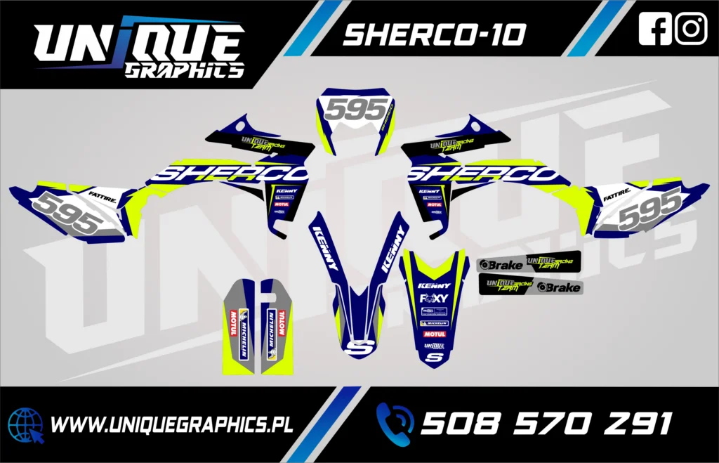 Okleina motocyklowa SHERCO - SHERCO-10