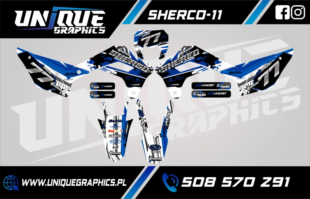 Okleina motocyklowa SHERCO - SHERCO-11