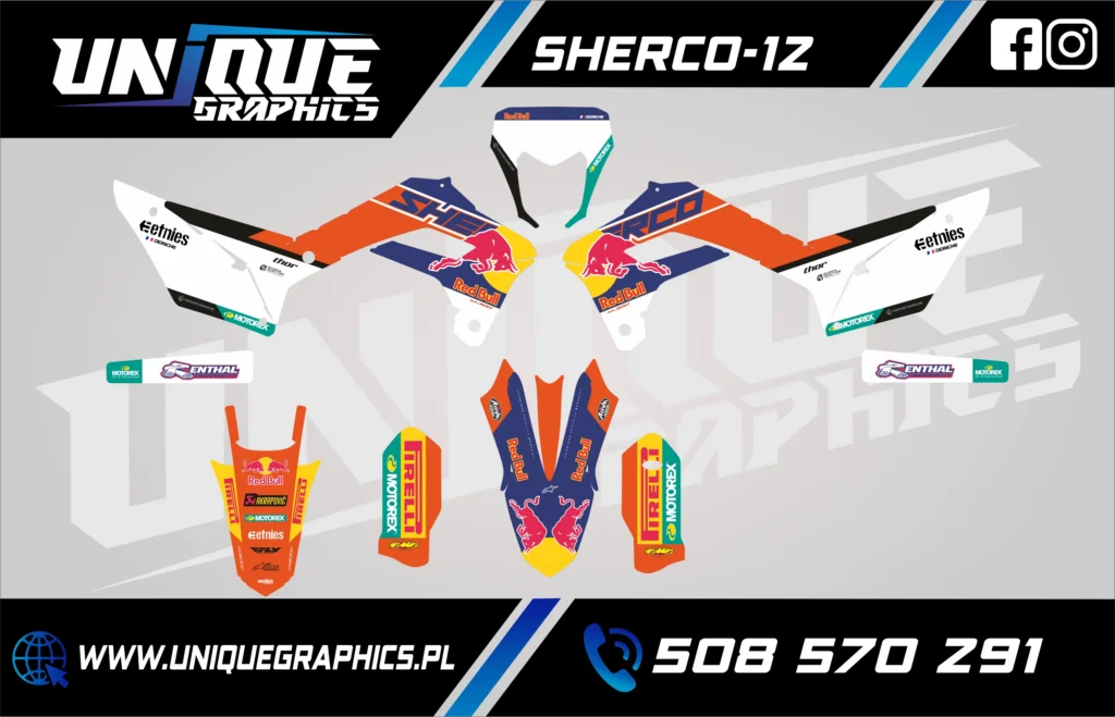 Okleina motocyklowa SHERCO - SHERCO-12