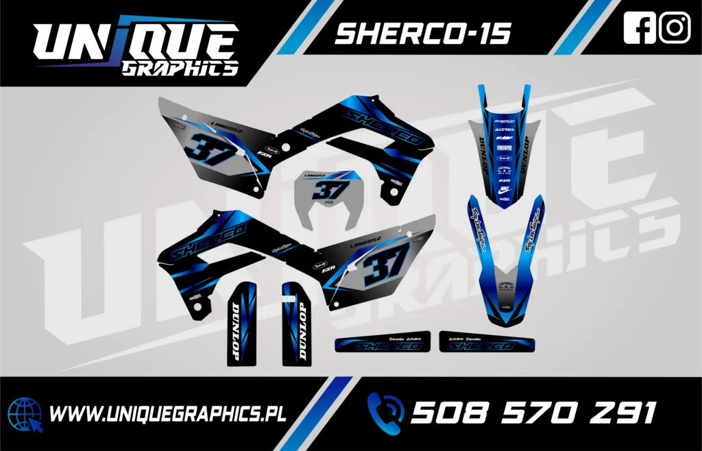 Okleina motocyklowa SHERCO - SHERCO-15