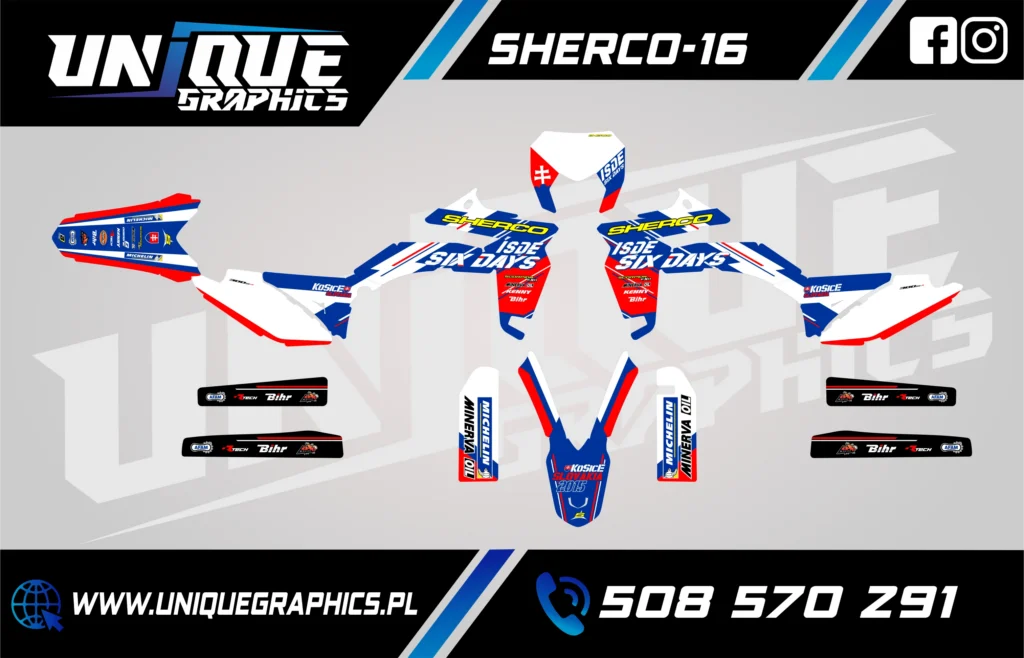 Okleina motocyklowa SHERCO - SHERCO-16