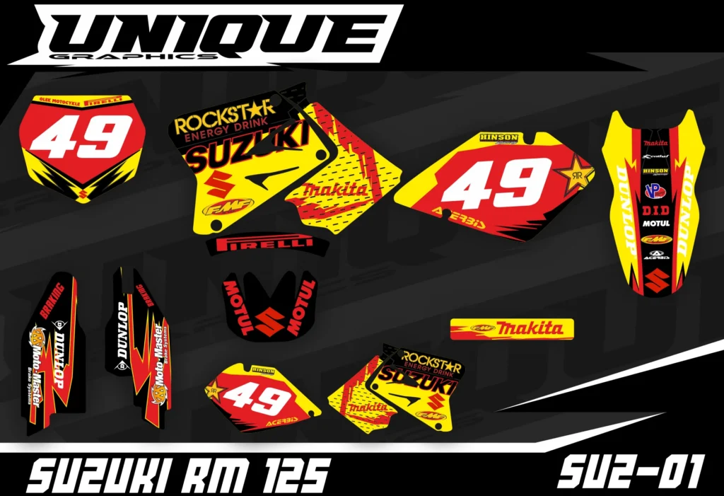 Okleina motocyklowa SUZUKI - SUZ-01