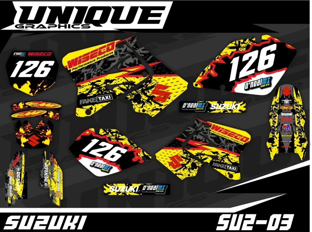 Okleina motocyklowa SUZUKI - SUZ-03