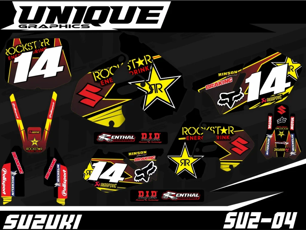Okleina motocyklowa SUZUKI - SUZ-04