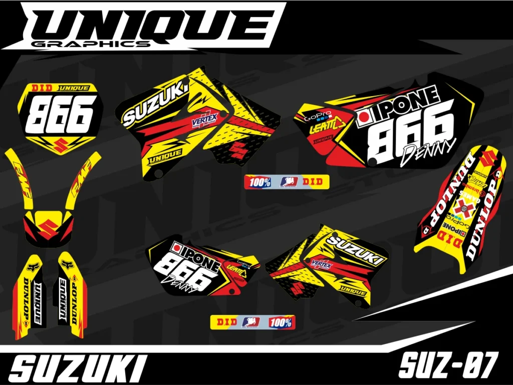 Okleina motocyklowa SUZUKI - SUZ-07