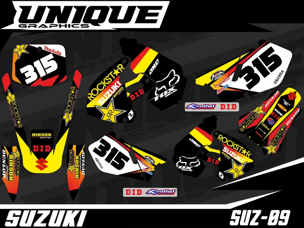 Okleina motocyklowa SUZUKI - SUZ-09