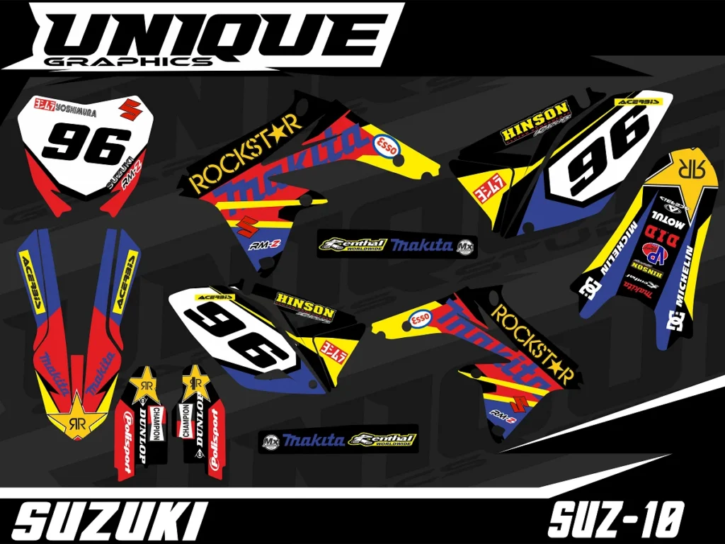 Okleina motocyklowa SUZUKI - SUZ-10