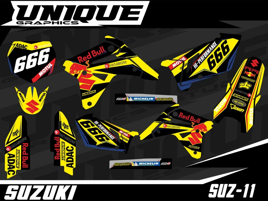 Okleina motocyklowa SUZUKI - SUZ-11
