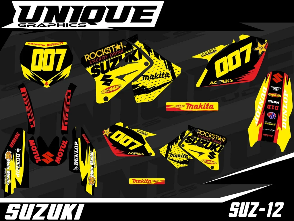 Okleina motocyklowa SUZUKI - SUZ-12