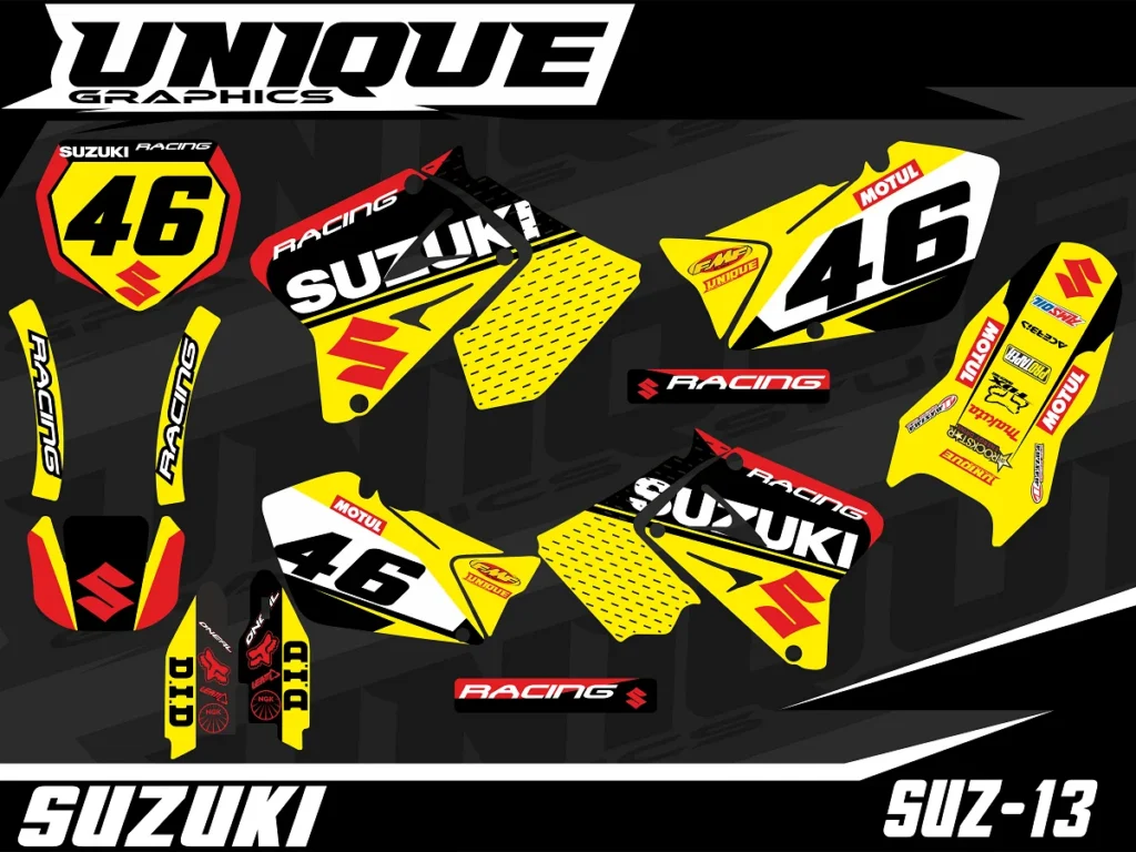 Okleina motocyklowa SUZUKI - SUZ-13