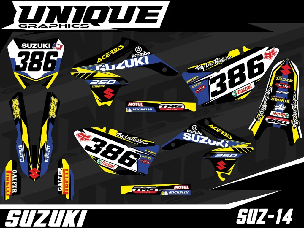Okleina motocyklowa SUZUKI - SUZ-14