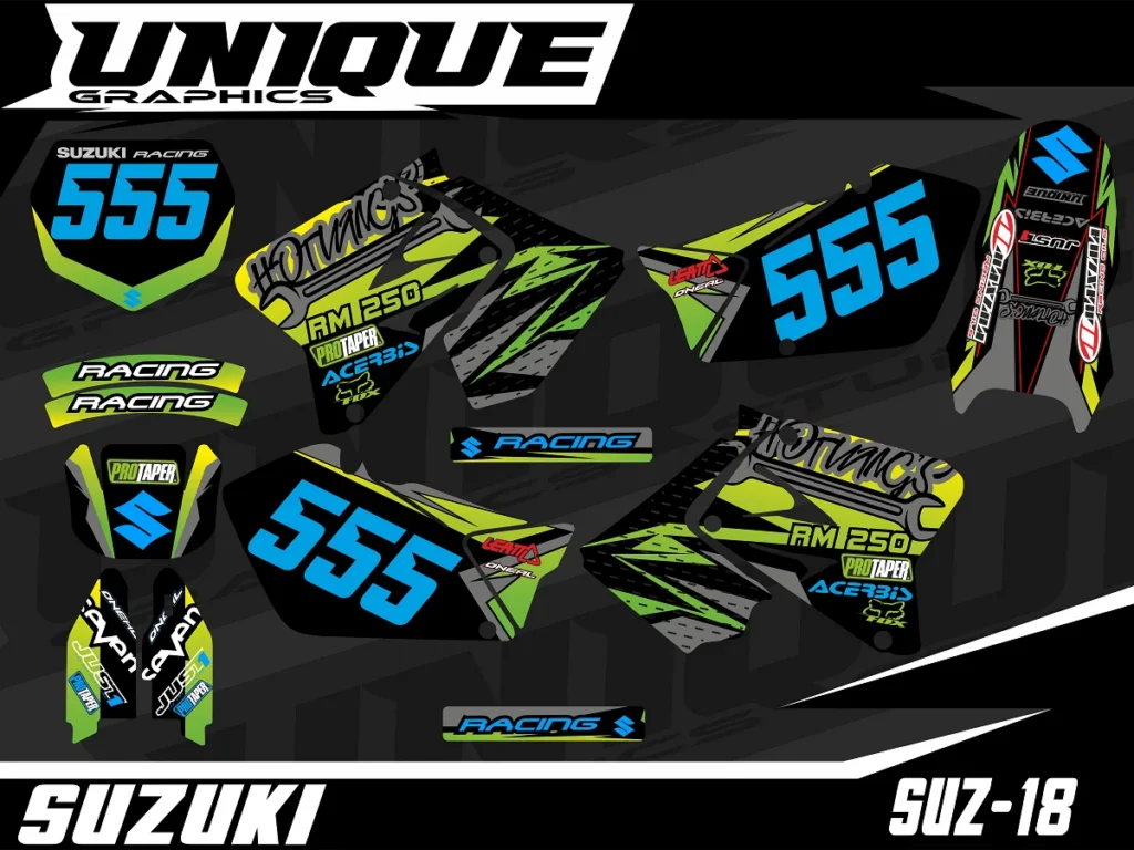 Okleina motocyklowa SUZUKI - SUZ-18