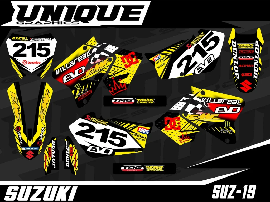 Okleina motocyklowa SUZUKI - SUZ-19