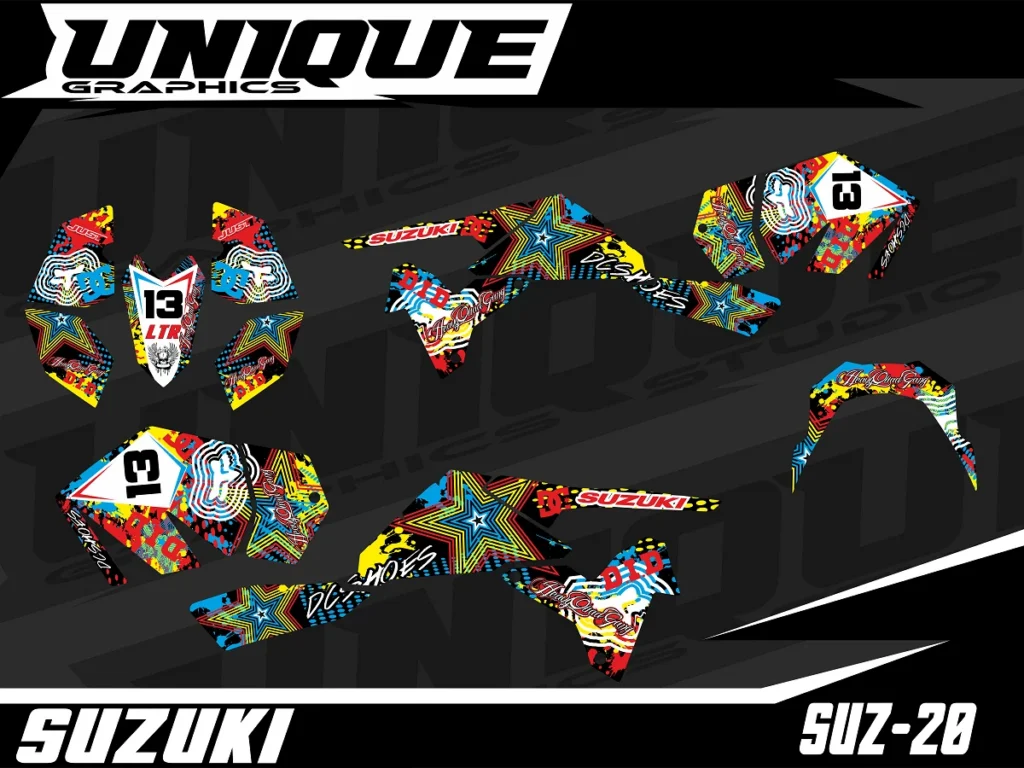 Okleina motocyklowa SUZUKI - SUZ-20