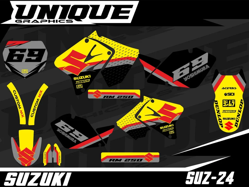 Okleina motocyklowa SUZUKI - SUZ-24