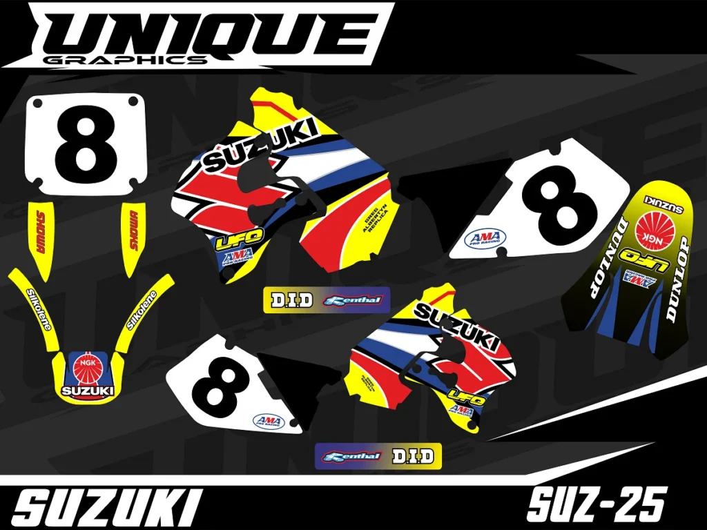 Okleina motocyklowa SUZUKI - SUZ-25