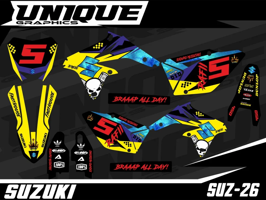 Okleina motocyklowa SUZUKI - SUZ-26