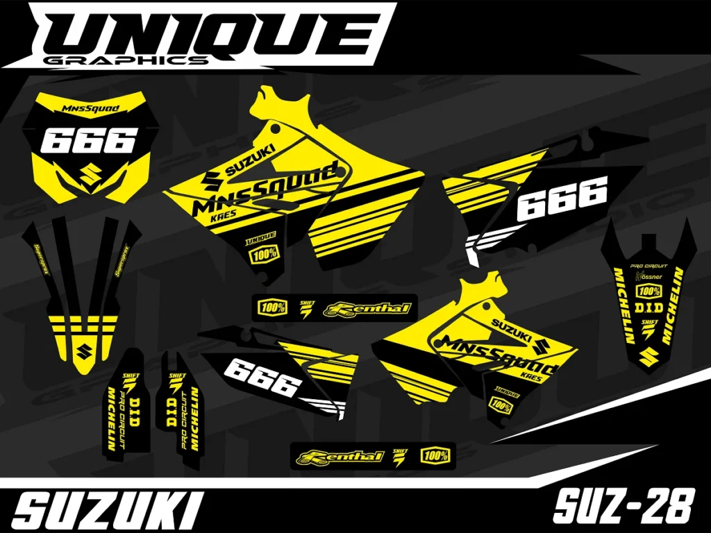 Okleina motocyklowa SUZUKI - SUZ-28