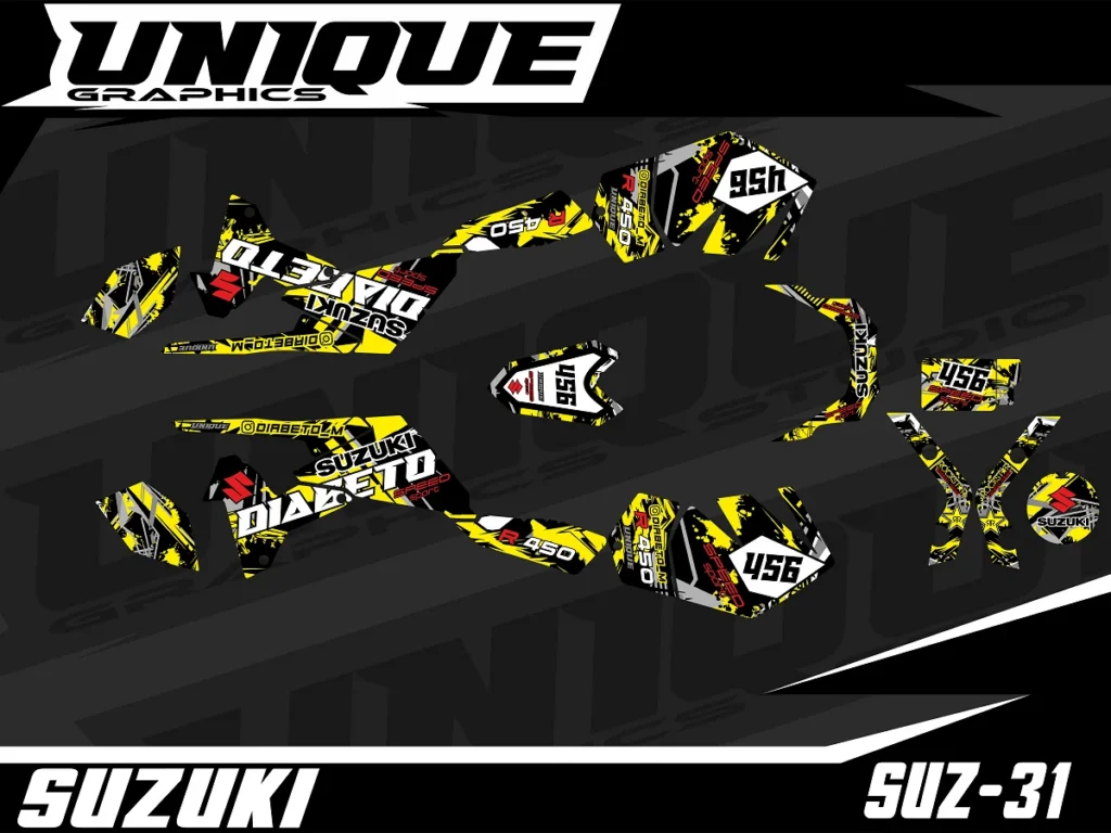 Okleina motocyklowa SUZUKI - SUZ-31