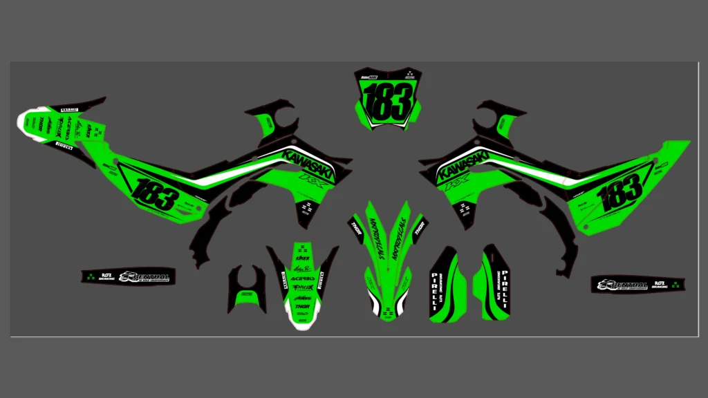 Okleina motocyklowa KAWASAKI - KAW-131