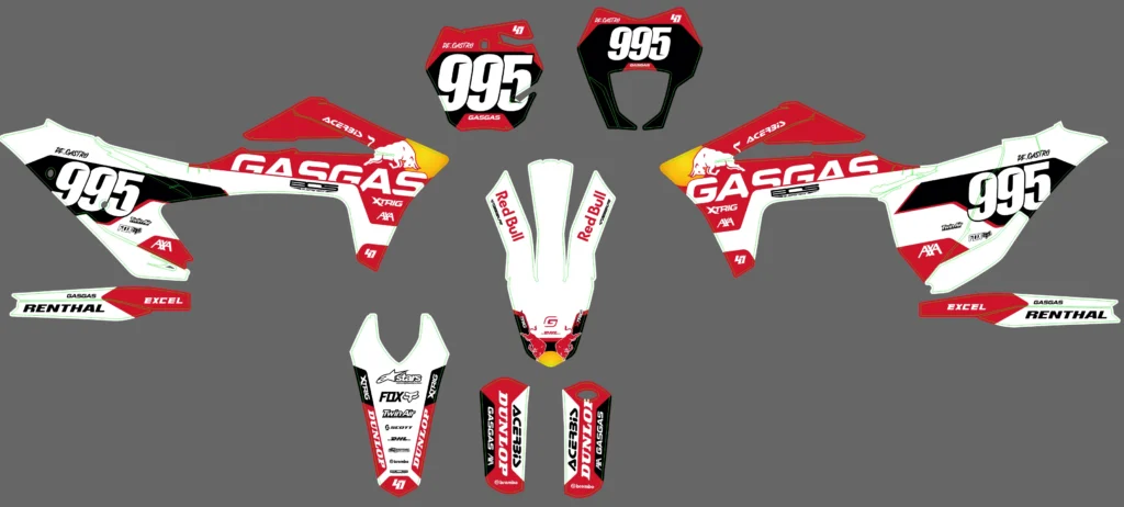 Okleina motocyklowa GAS GAS - GAS-75