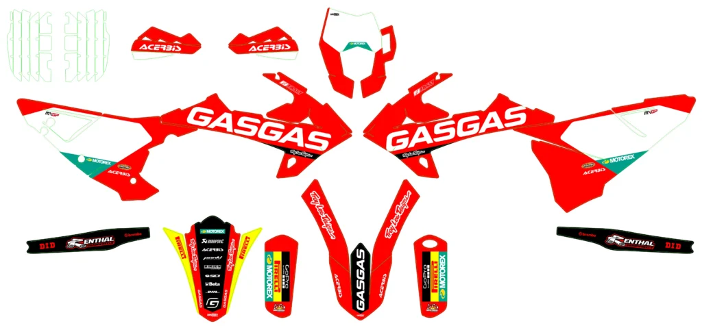 Okleina motocyklowa GAS GAS - GAS-76