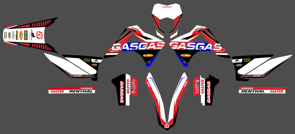 Okleina motocyklowa GAS GAS - GAS-81