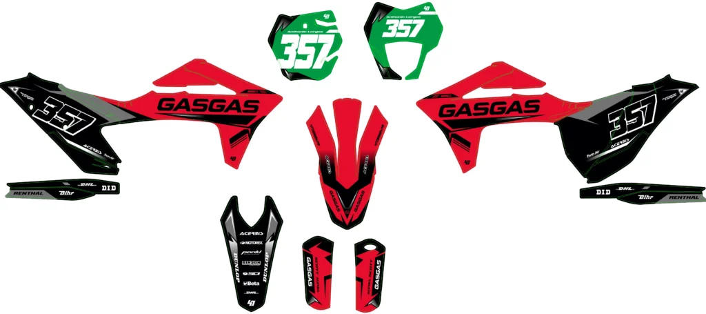 Okleina motocyklowa GAS GAS - GAS-84