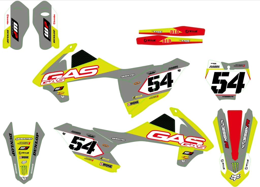 Okleina motocyklowa GAS GAS - GAS-85