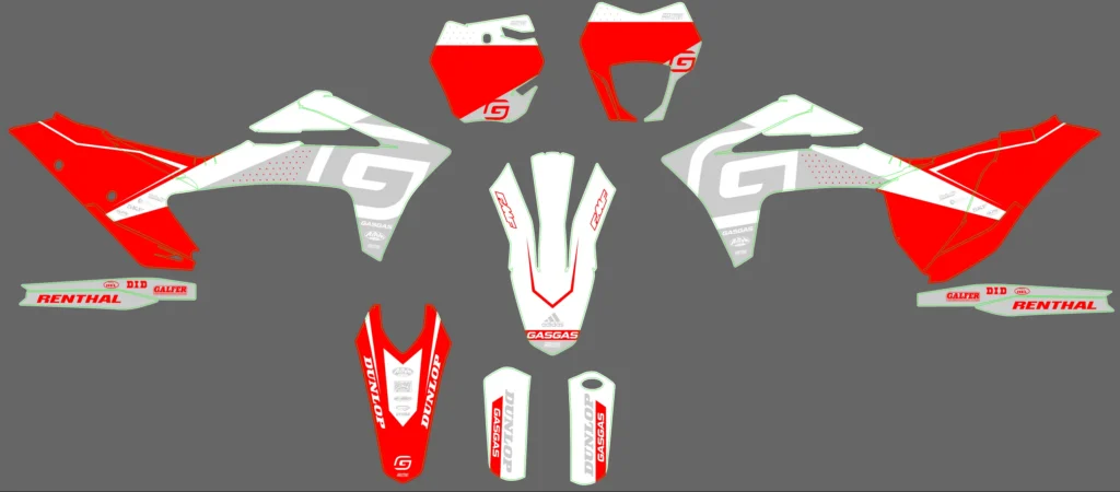 Okleina motocyklowa GAS GAS - GAS-87