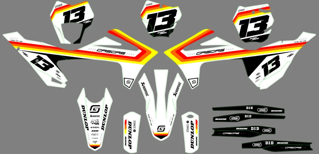 Okleina motocyklowa GAS GAS - GAS-90