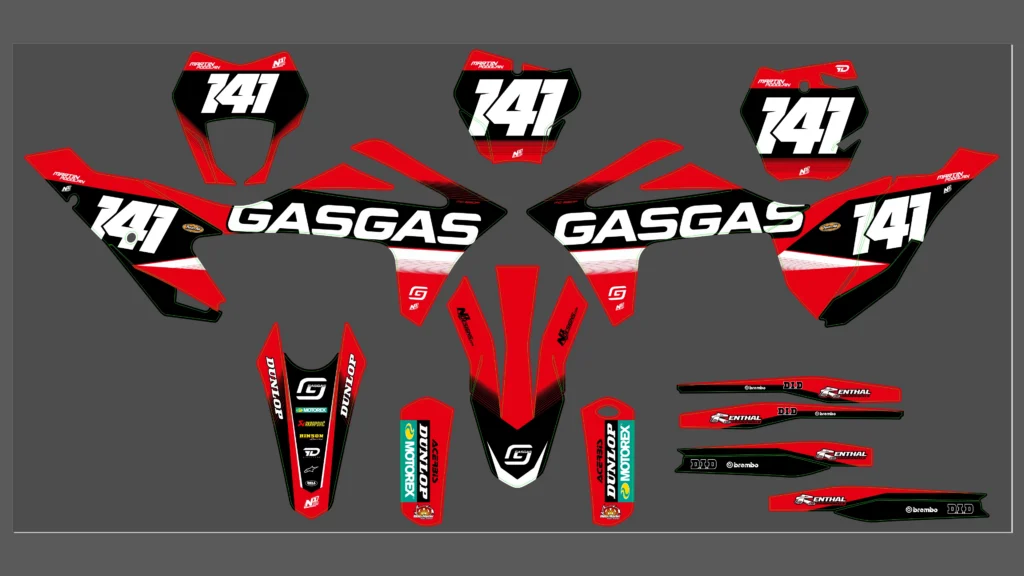 Okleina motocyklowa GAS GAS - GAS-97