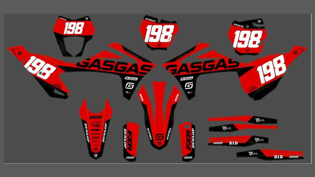 Okleina motocyklowa GAS GAS - GAS-98