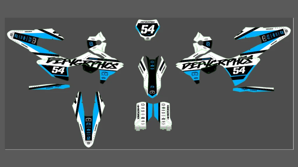 Okleina motocyklowa GAS GAS - GAS-110
