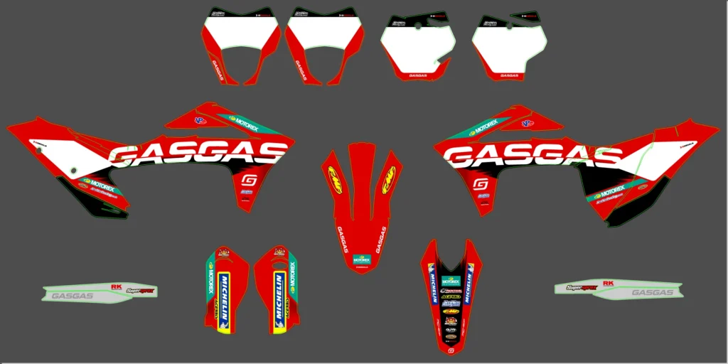 Okleina motocyklowa GAS GAS - GAS-111