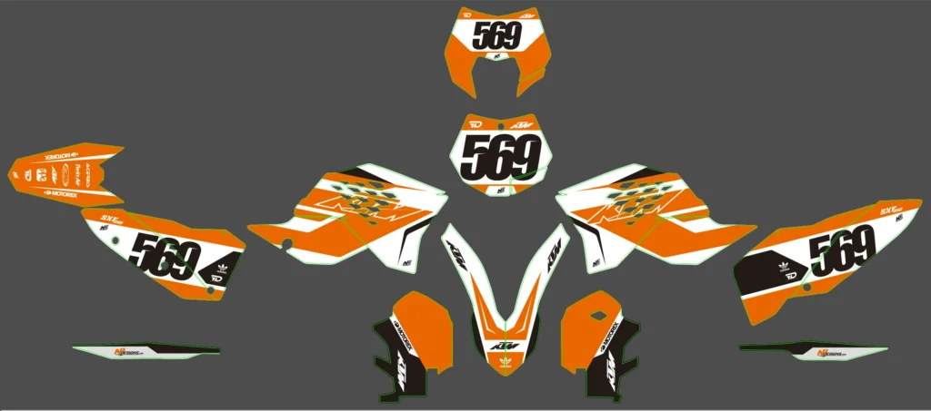Okleina motocyklowa KTM - KTM-488